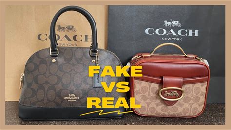 coach bag fake or real|authentic coach purses.